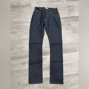 Taylor Stitch Selvage Blue Denim Slim Jeans Button Fly Men Size 30 X 34